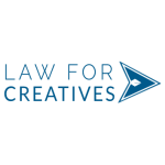 Law For Creatives Blue Logo