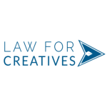 Law For Creatives Blue Logo